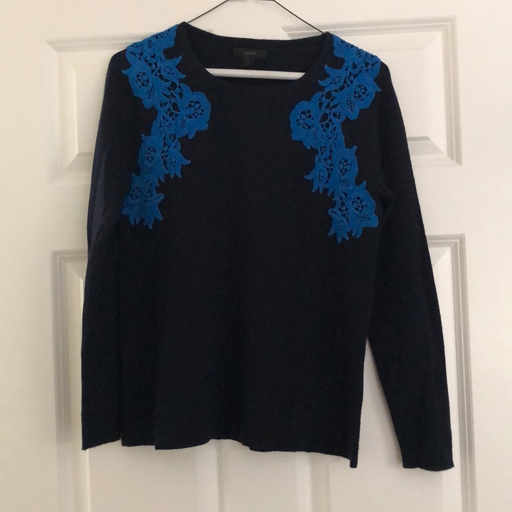 JCrew Navy Sweater